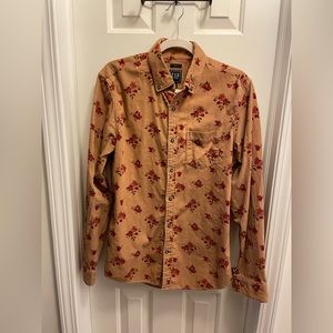 Corduroy Style Floral Button Down from Gap